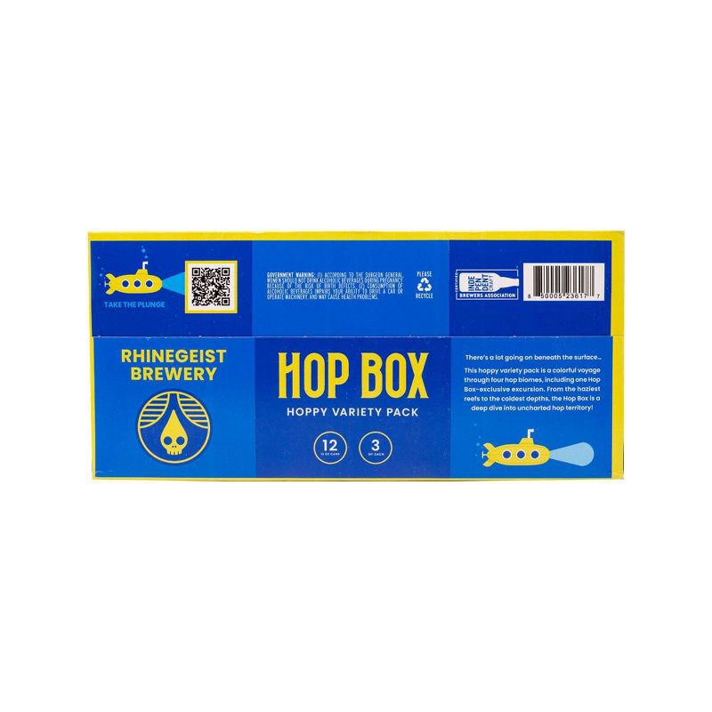 slide 4 of 4, Rhinegeist Hop Box IPA Beer - 12pk/12 fl oz Cans, 12 ct; 12 fl oz