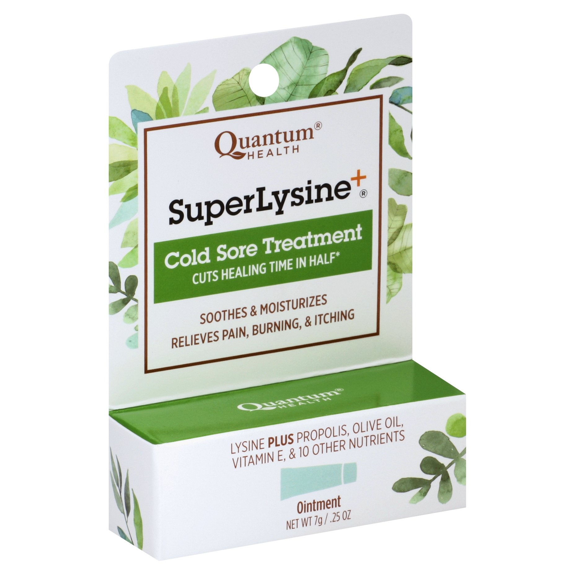 slide 1 of 1, Quantum Health Superlysine+ Cold Sore Treatment, 0.25 oz