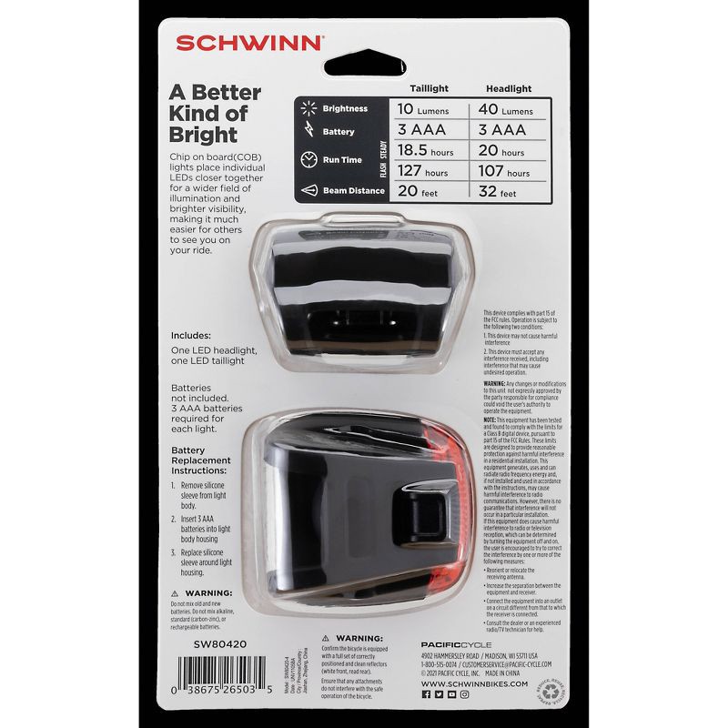 slide 2 of 14, Schwinn Quick-Wrap LED Light Set, 1 ct