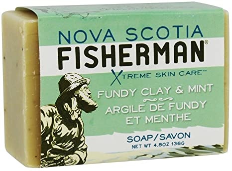 slide 1 of 1, Nova Scotia Fisherman Soap Bar Fundy Clay Mint, 4.8 oz