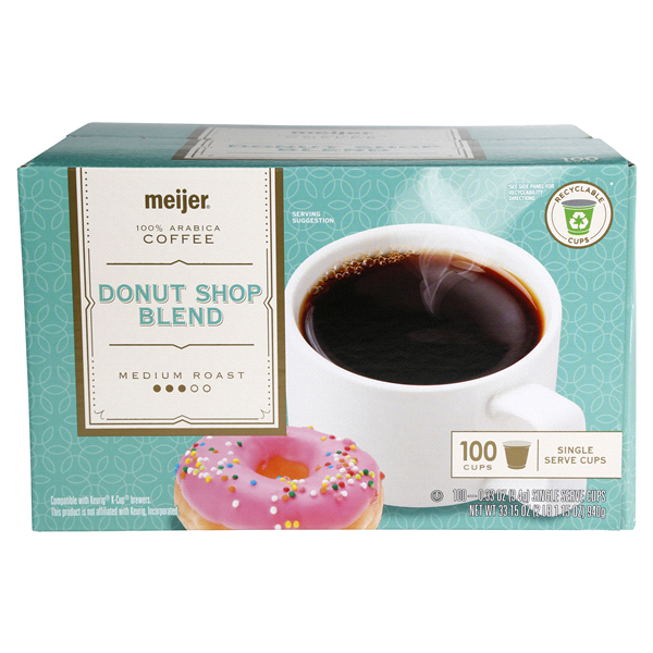slide 1 of 1, Meijer Donut Shop K-Cups, 100 ct