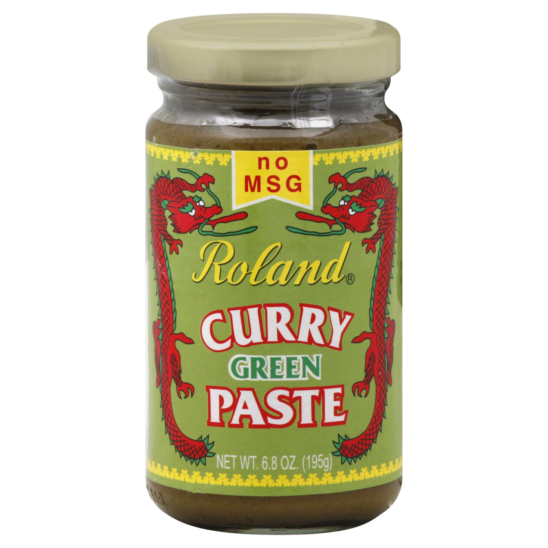 slide 1 of 1, Roland Curry Paste, Green, 6.8 oz