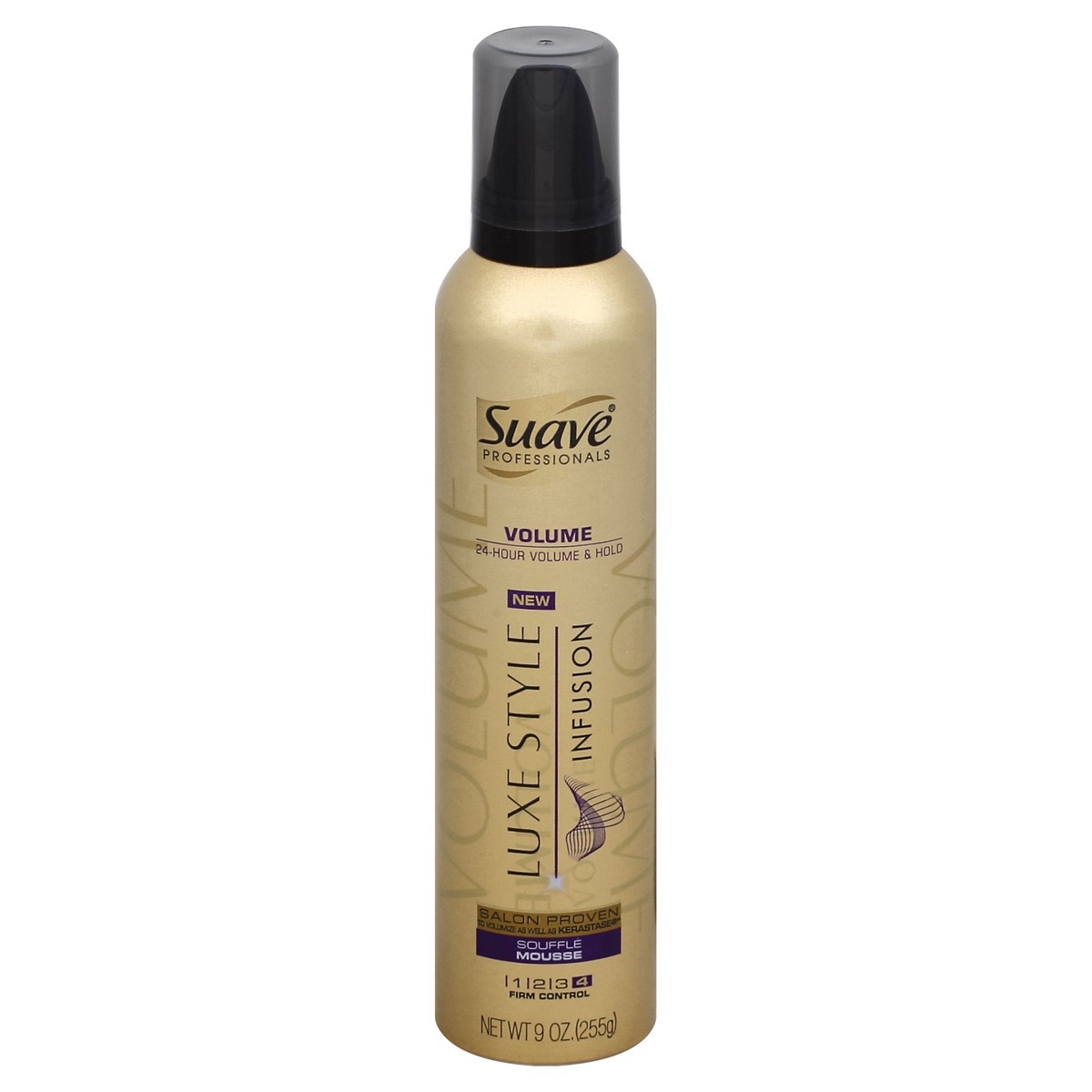 slide 3 of 3, Suave Professionals Luxe Styling Volume Souffle Mousse, 9 fl oz