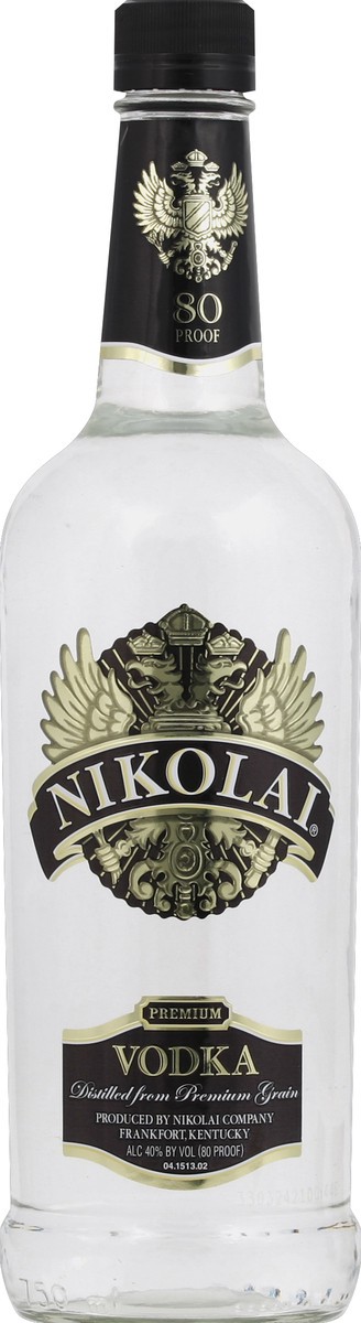 slide 2 of 2, Nikolai Vodka 750ml 80 Proof, 750 ml