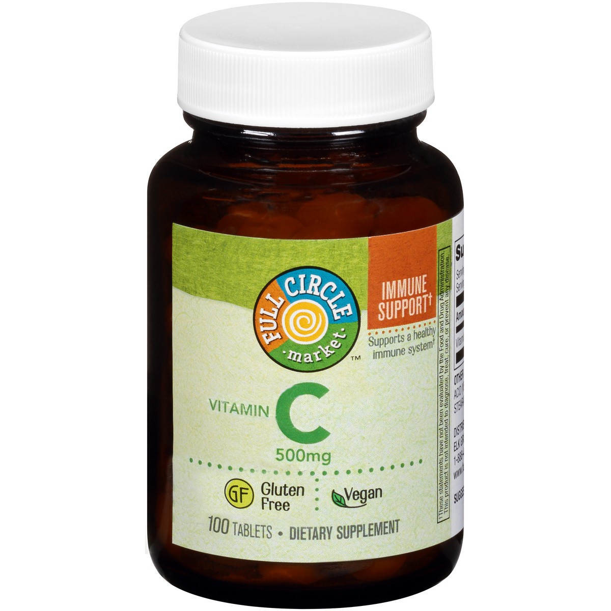 slide 1 of 8, Full Circle Market Vitamin C Tablets, 100 ct