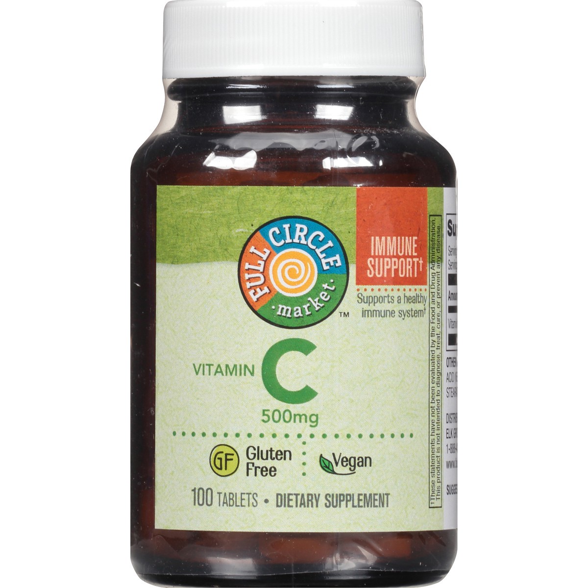 slide 3 of 8, Full Circle Market Vitamin C Tablets, 100 ct