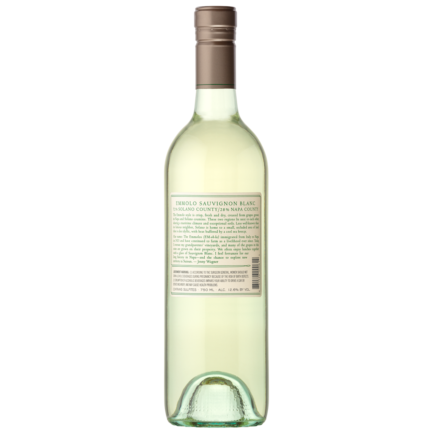 slide 4 of 4, Emmolo Sauvignon Blanc, 750 ml