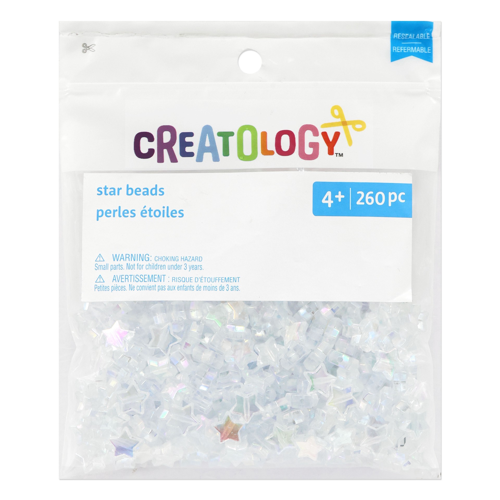 slide 4 of 4, Clear Star Beads By Creatology, 260ct., 260 ct