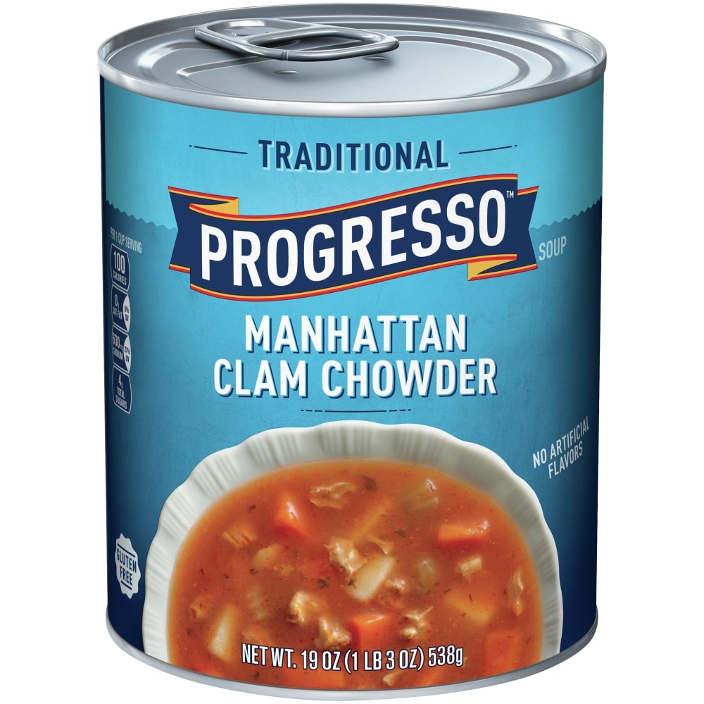 slide 1 of 1, Progresso Traditional Manhattan Clam Chowder, 19 oz