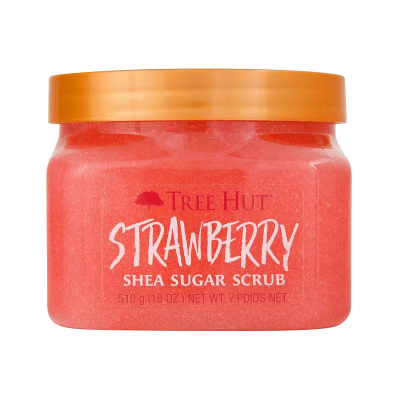 slide 6 of 6, Tree Hut Strawberry Shea Sugar Body Scrub - 18oz, 18 oz