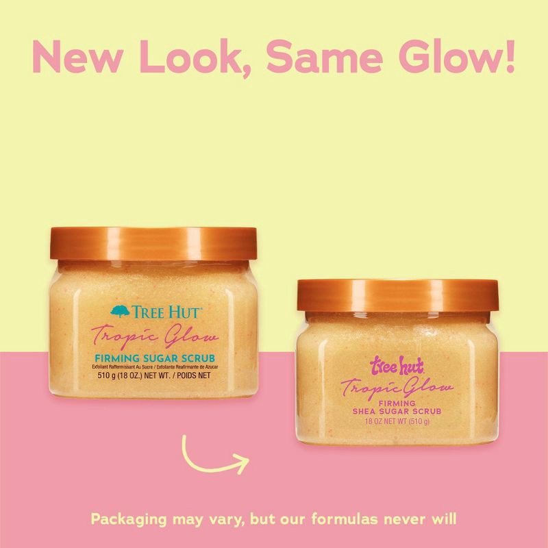 slide 3 of 11, Tree Hut Tropic Glow Shea Sugar Tropical Body Scrub - 18oz, 18 oz