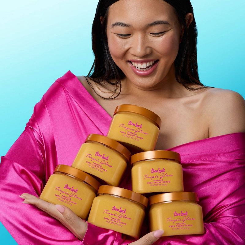 slide 6 of 11, Tree Hut Tropic Glow Shea Sugar Tropical Body Scrub - 18oz, 18 oz