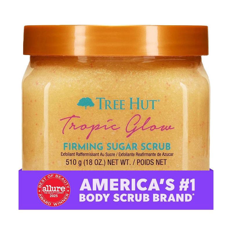 slide 11 of 11, Tree Hut Tropic Glow Shea Sugar Tropical Body Scrub - 18oz, 18 oz