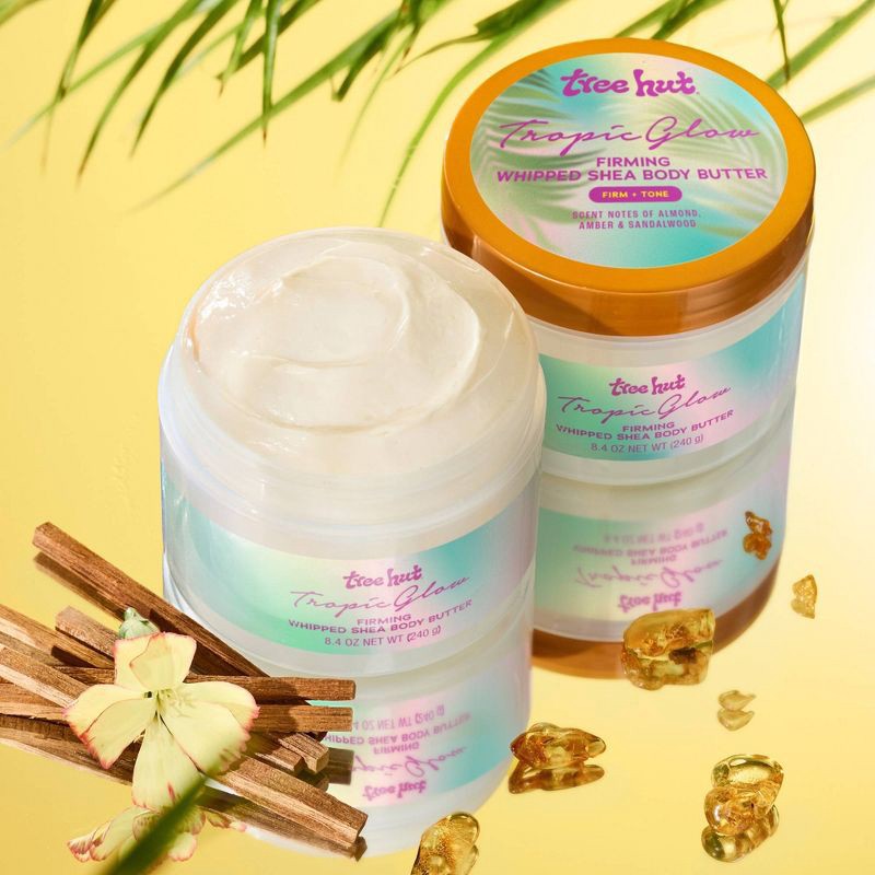 slide 3 of 8, Tree Hut Tropic Glow Whipped Shea Body Butter Tropical Shea - 8.4oz, 8.4 oz