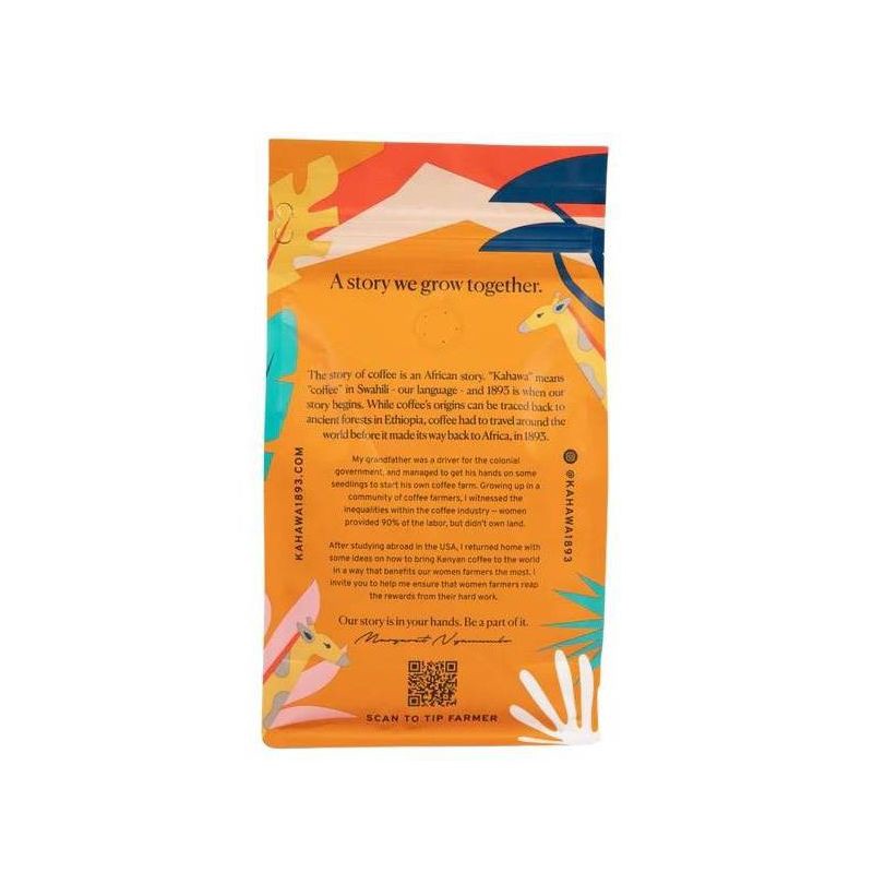 slide 2 of 3, Kahawa 1893 Ethiopia Single Origin Coffee Medium Roast - 12oz, 12 oz