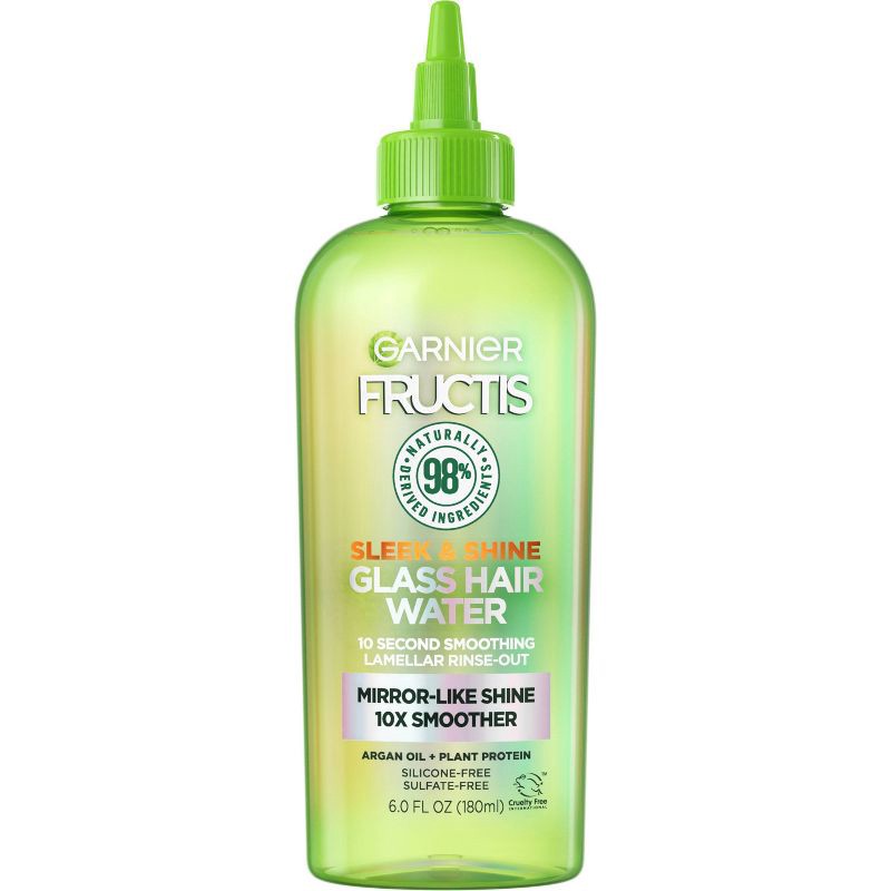 slide 1 of 3, Garnier Fructis Sleek & Shine Glass Hair Water 10 Second Rinse Out - 6 fl oz, 6 fl oz