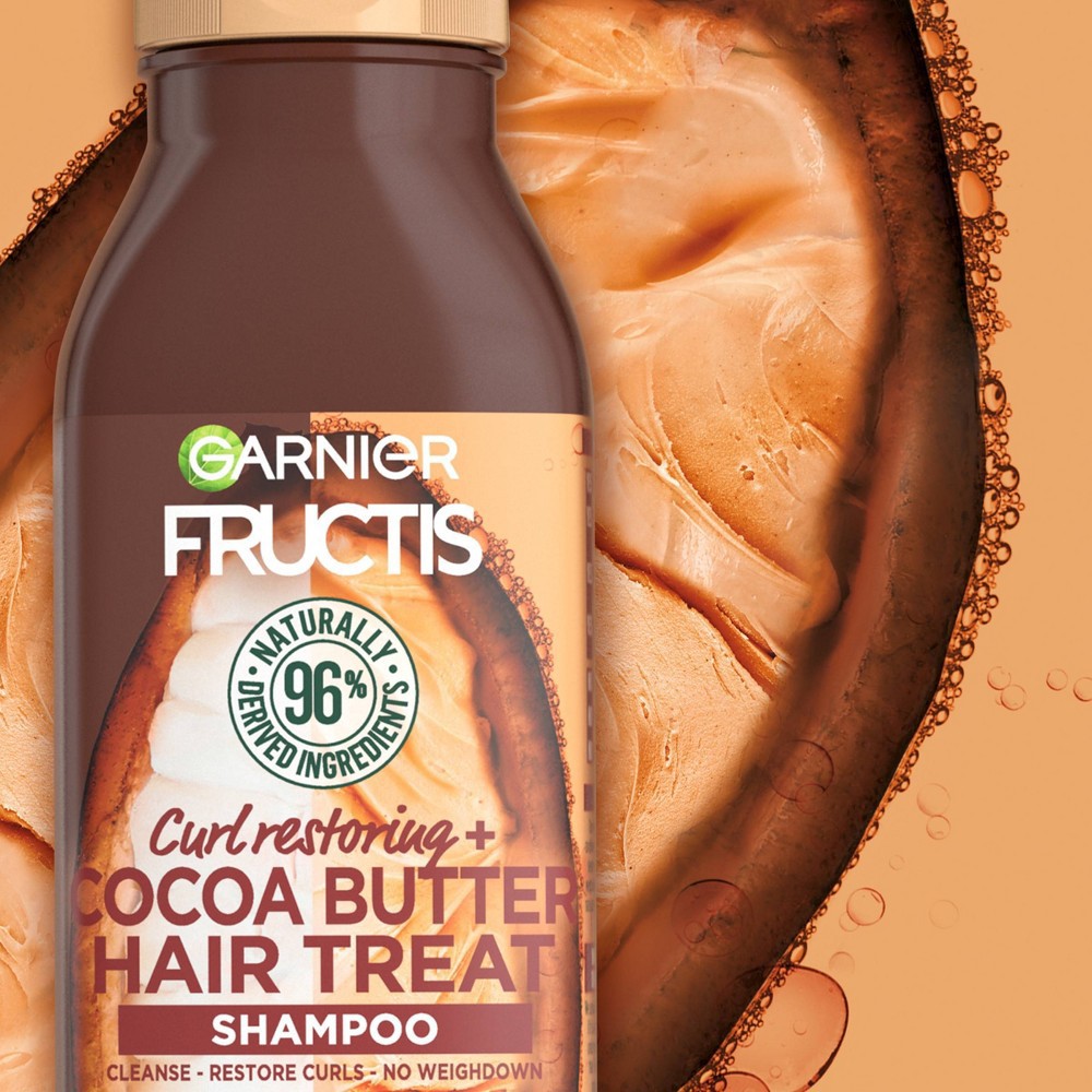 slide 5 of 5, Garnier Fructis Curl Restoring Cocoa Butter Hair Treat Shampoo - 11.8 fl oz, 11.8 fl oz