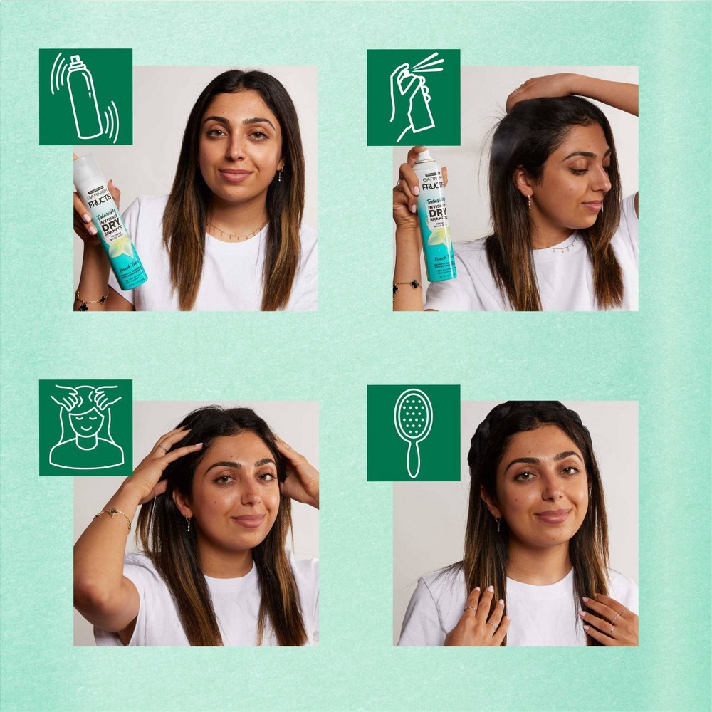 slide 4 of 4, Garnier Fructis Deep Cleansing Invisible Dry Shampoo Hairspray - Aloe Clean - 4.4 fl oz, 4.4 fl oz