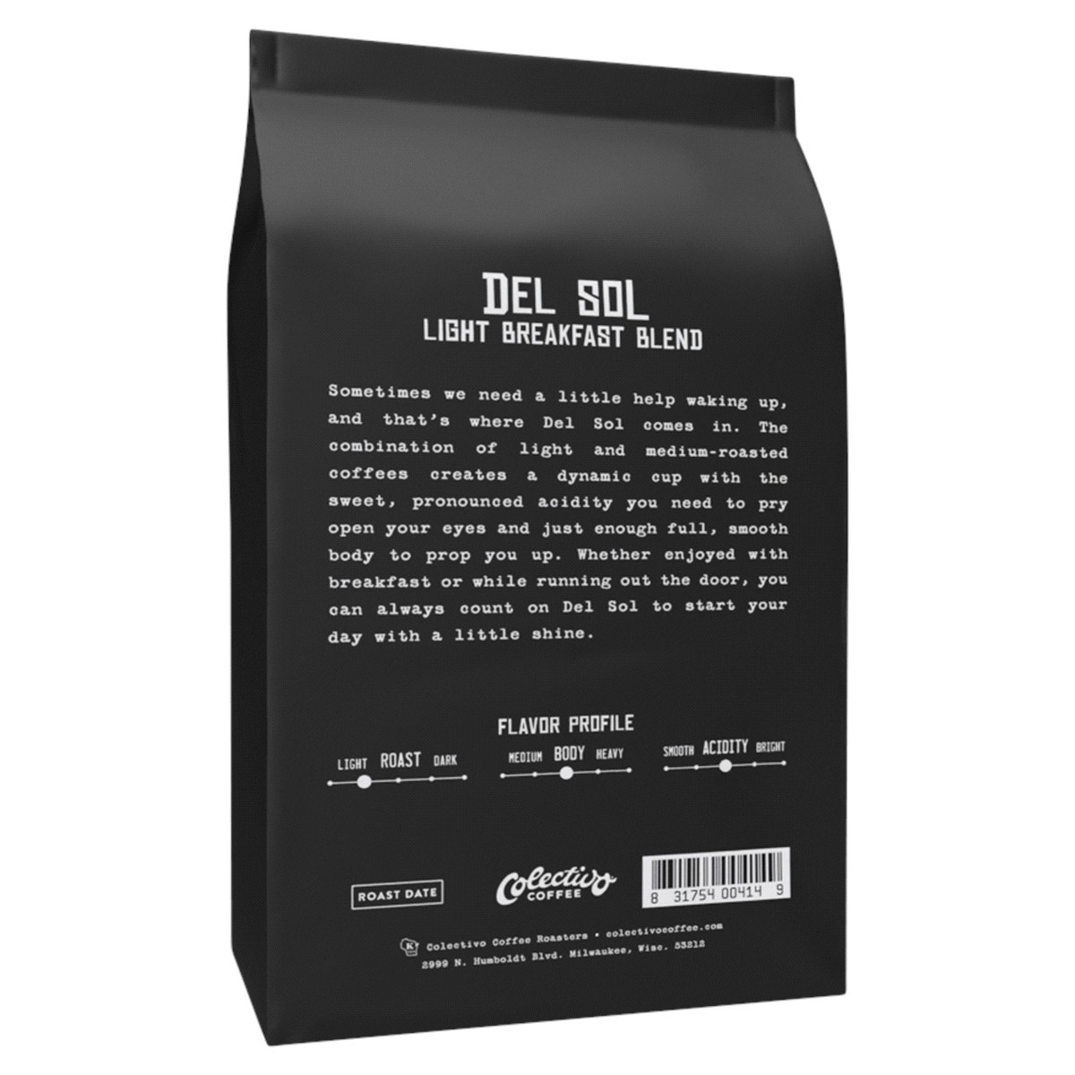 slide 5 of 5, Colectivo Del Sol Coffee Whole Bean, 12 oz