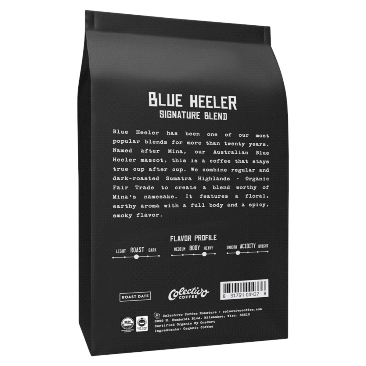 slide 2 of 2, Colectivo Coffee Roasters Colectivo Blue Heeler Signature Blend Medium Dark Roast Coffee - 12oz, 12 oz