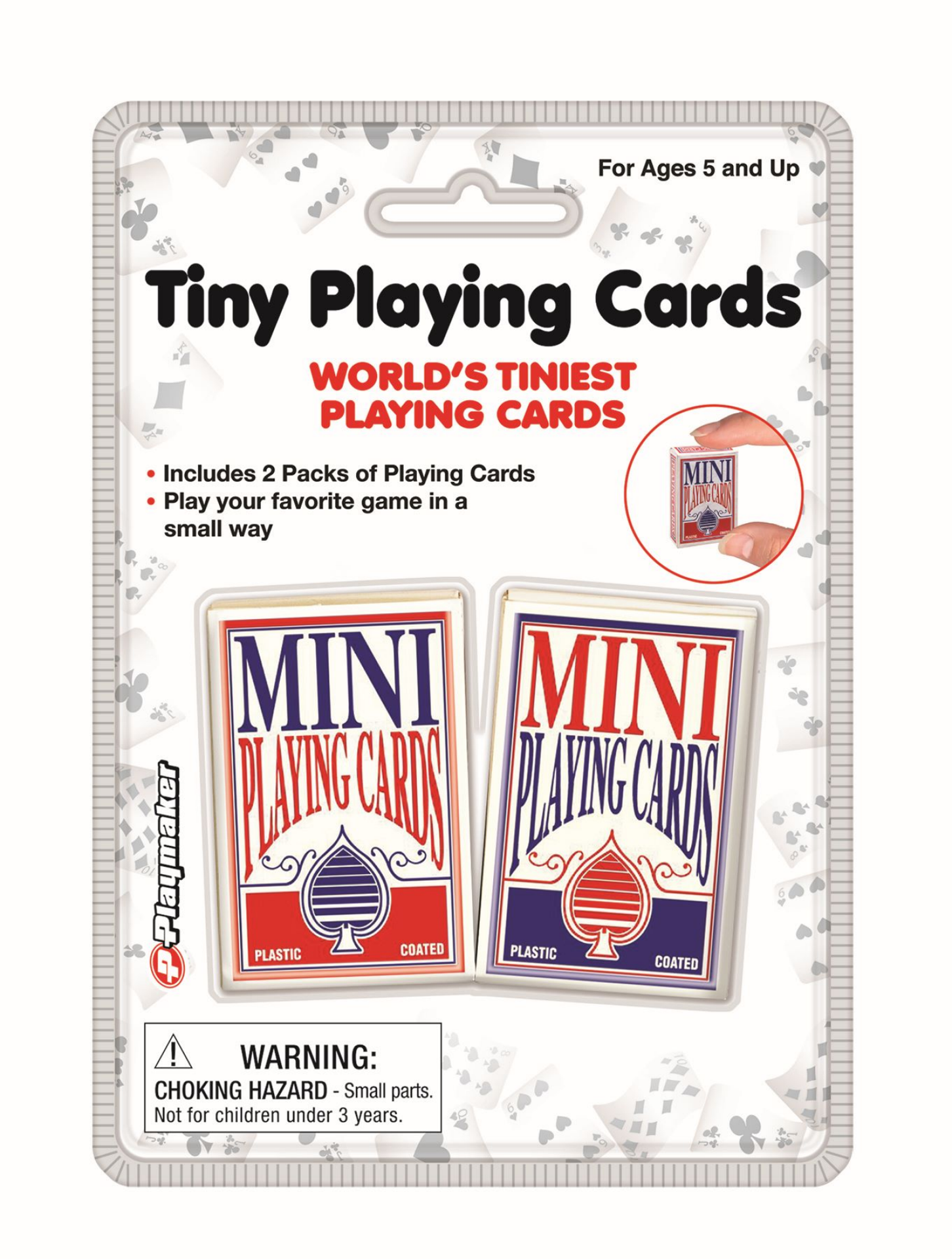 slide 1 of 1, World's Tiniest Playing Cards 2PK, 2 ct