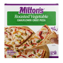 Milton's Pizza, Cauliflower Crust, Roasted Vegetable, Thin & Crispy, 11 oz
