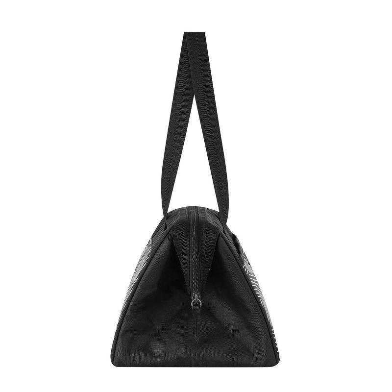 slide 15 of 15, Igloo Print Essentials Leftover Lunch Bag with Pack Ins - Black, 1 ct