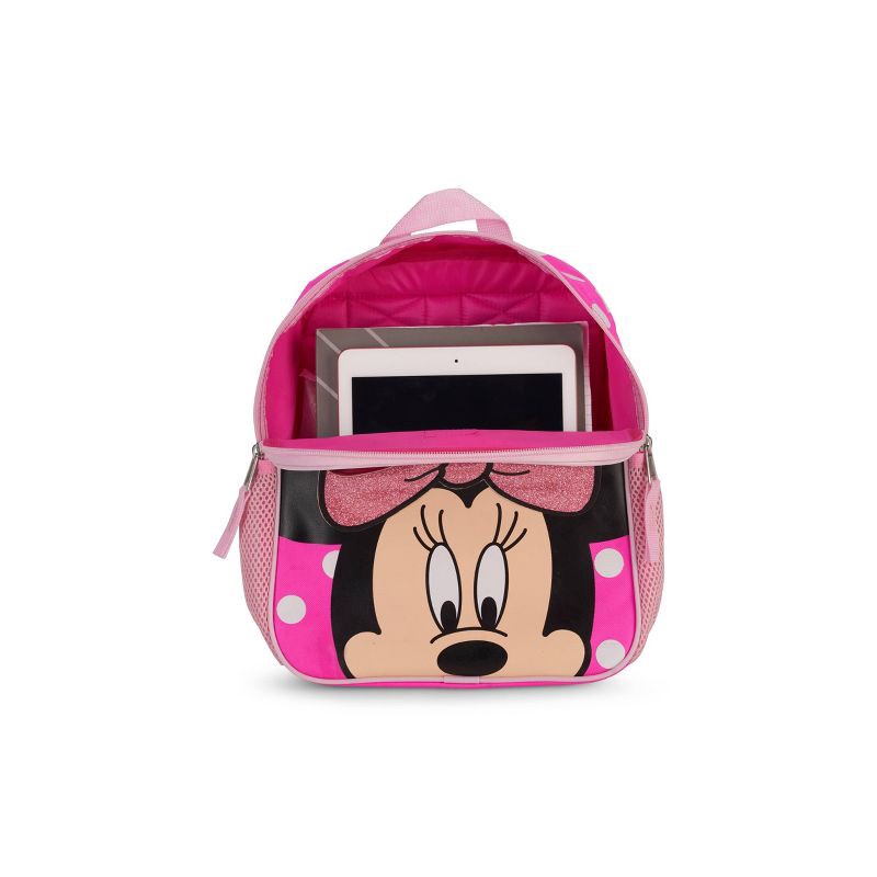 slide 2 of 5, Kids' Minnie Mouse 12" Backpack - Pink, 1 ct