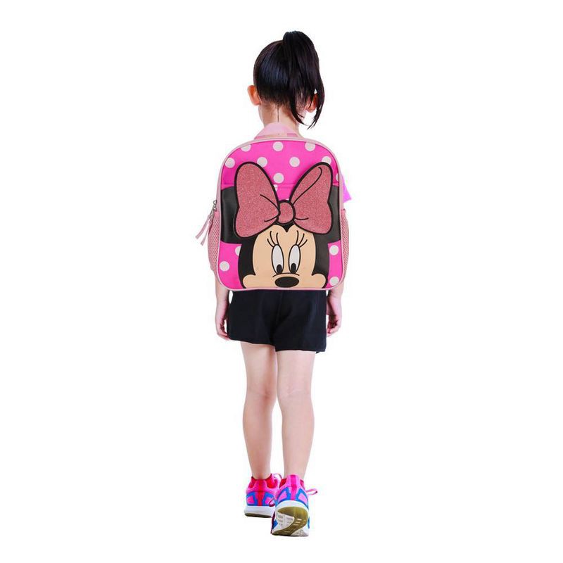 slide 5 of 5, Kids' Minnie Mouse 12" Backpack - Pink, 1 ct