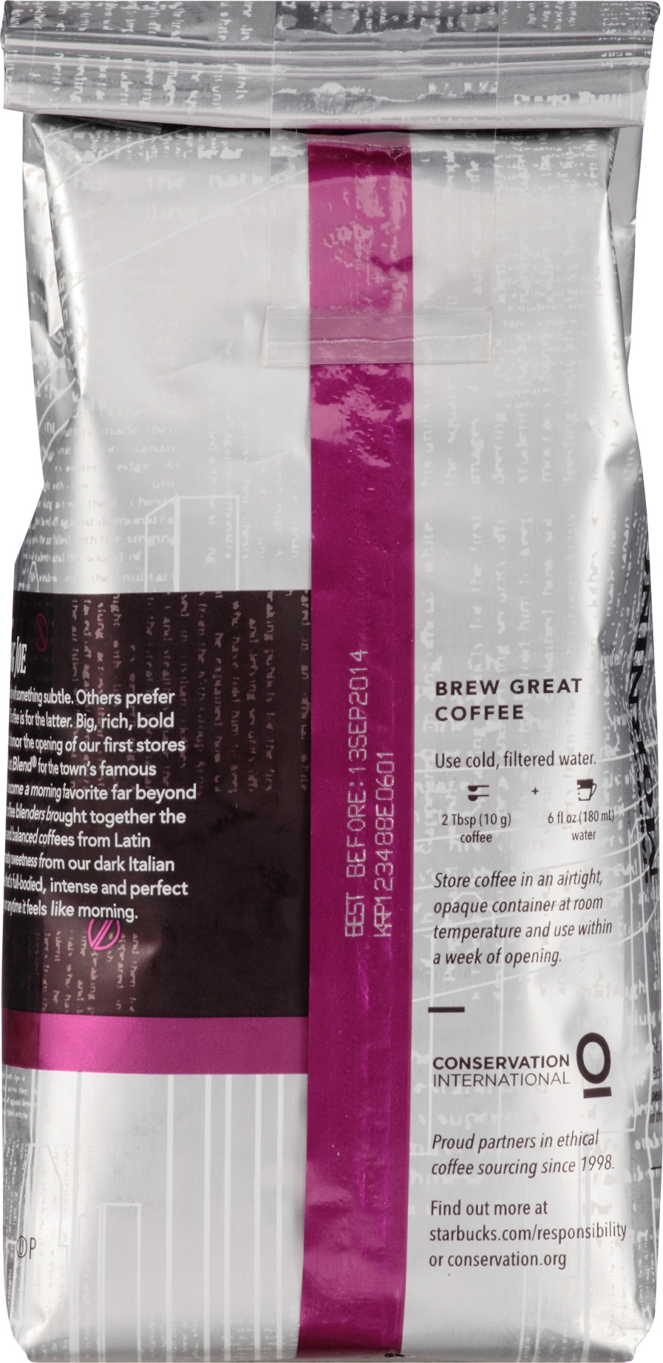 slide 2 of 17, Starbucks Decaf Ground Coffee, Caffè Verona, 100% Arabica, 12 oz