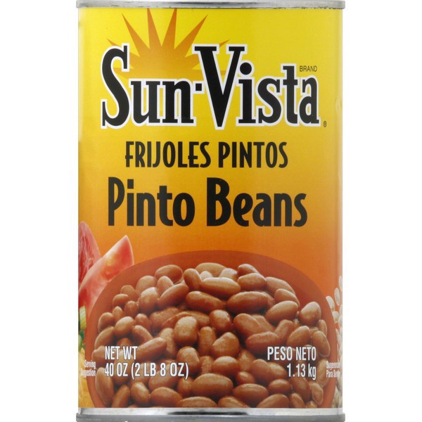 slide 1 of 1, Sunvista Pinto Beans - 40 oz, 40 oz