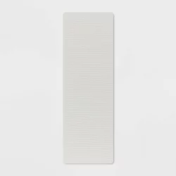 60" x 20" Ribbed Stripe Comfort Mat Beige - Threshold