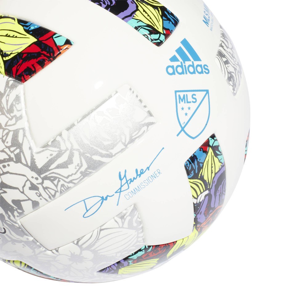 slide 4 of 5, Adidas MLS Mini Size 1 Soccer Ball - White, 1 ct