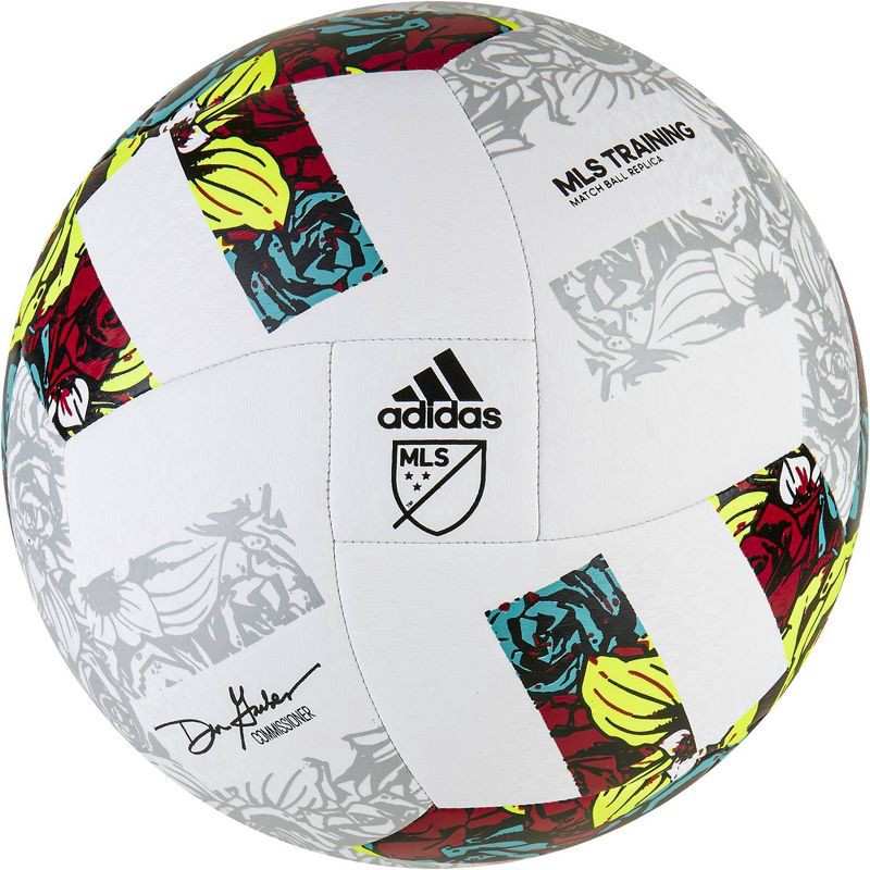 slide 1 of 1, Adidas MLS Train Size 5 Soccer Ball - White, 1 ct