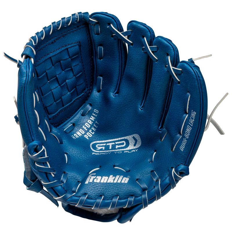 slide 4 of 5, Franklin Sports 9'' Teeball Glove with Ball - Navy, 1 ct