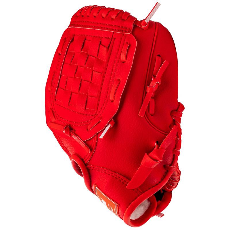 slide 3 of 5, Franklin Sports 9'' Teeball Glove with Ball - Red, 1 ct