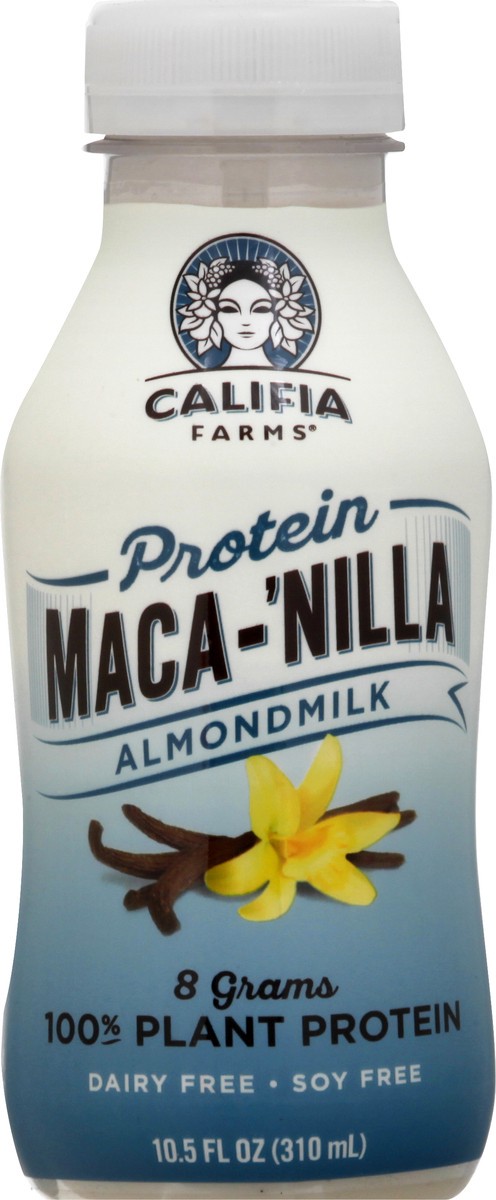 slide 5 of 10, Califia Farms Protein Maca-Nilla Almondmilk 10.5 oz, 10.5 oz