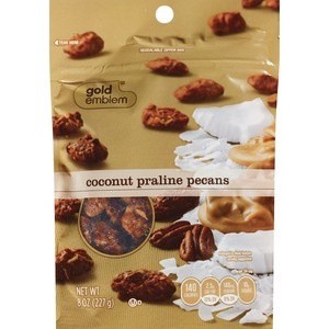 slide 1 of 1, CVS Gold Emblem Coconut Praline Pecans, 8 oz