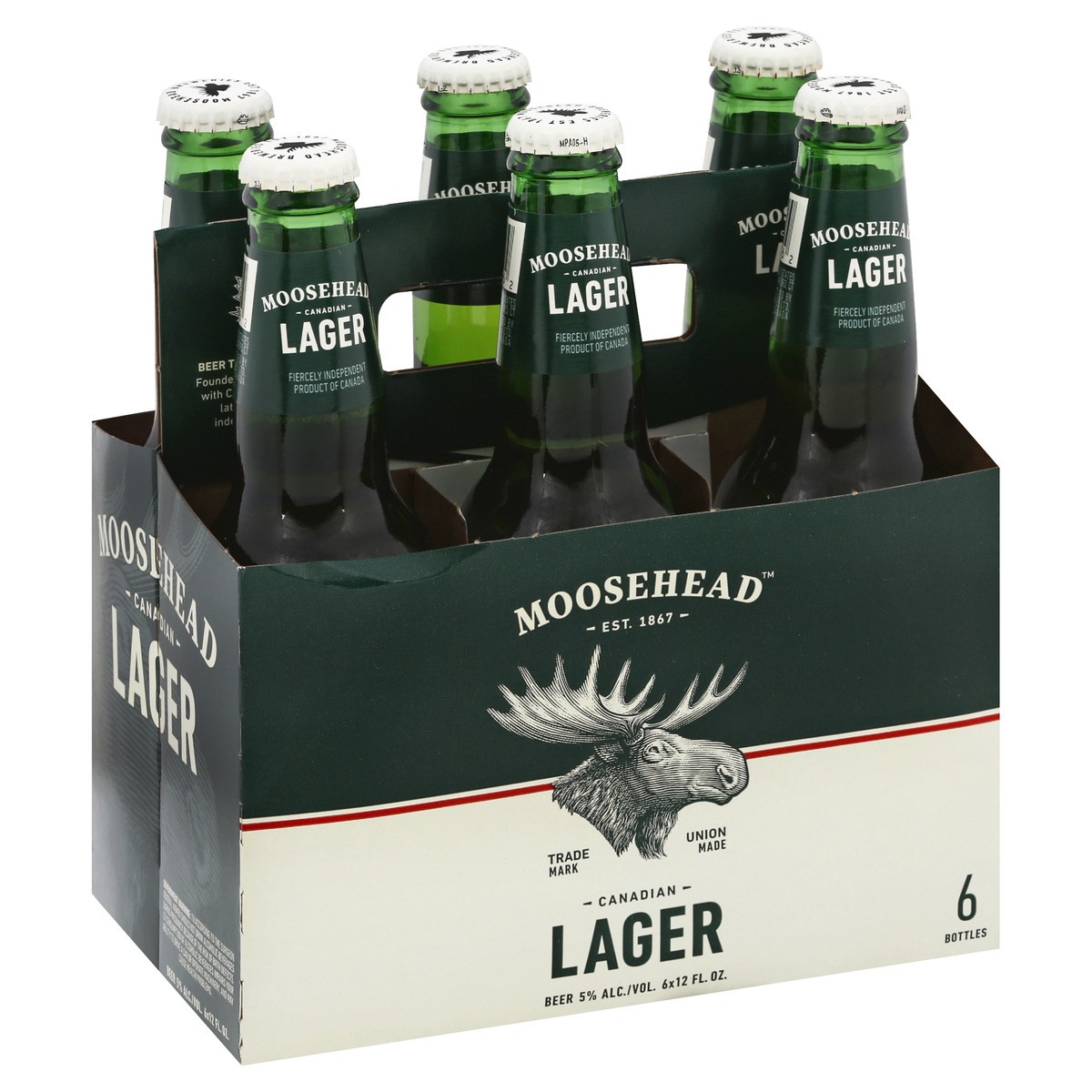 slide 9 of 9, Moosehead Canadian Lager 6 ea, 6 ct; 12 oz