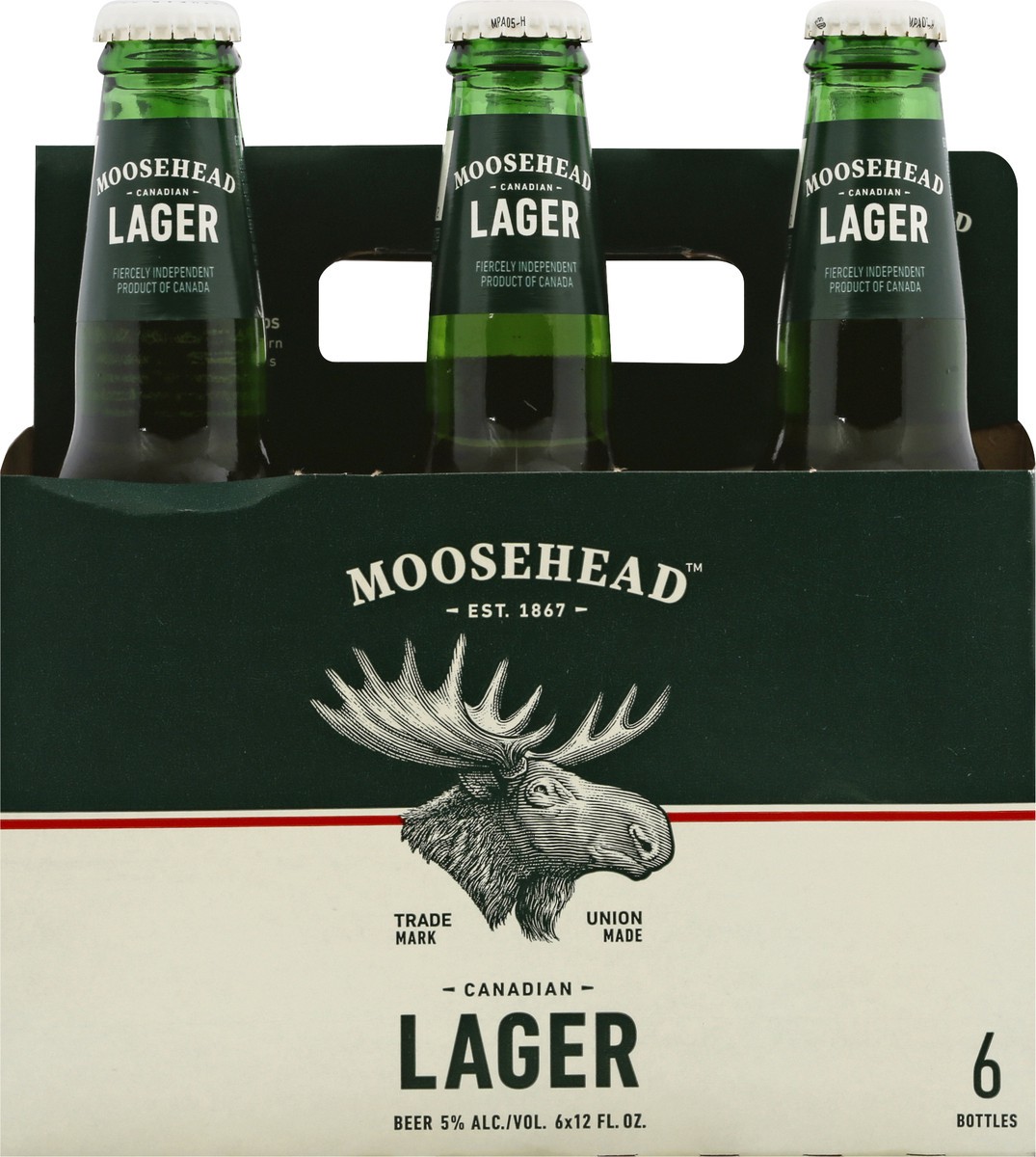 slide 7 of 9, Moosehead Canadian Lager 6 ea, 6 ct; 12 oz