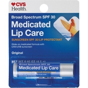 slide 1 of 1, CVS Health Medicated Lip Care Stick Spf 30, 0.16 oz