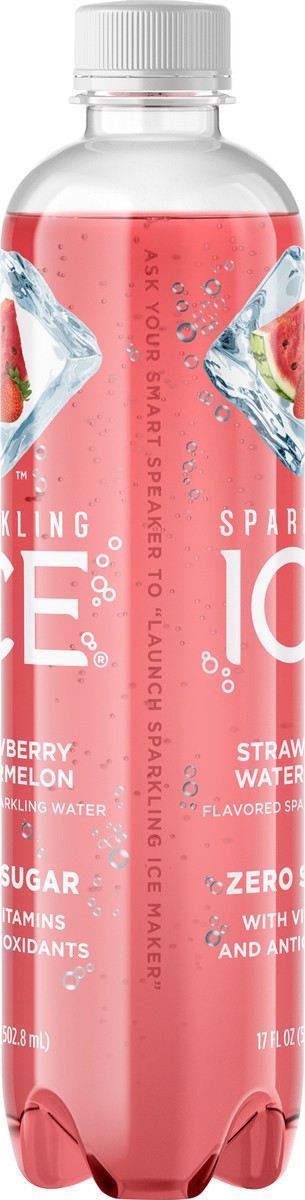 slide 4 of 7, Sparkling ICE Zero Sugar Strawberry Watermelon Sparkling Water 17 fl oz, 17 fl oz