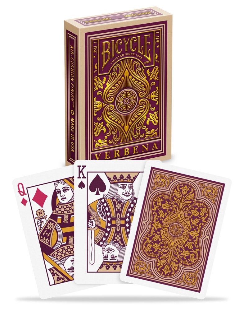 slide 1 of 2, Bicycle Verbena Deck Of Cards, 1 ct