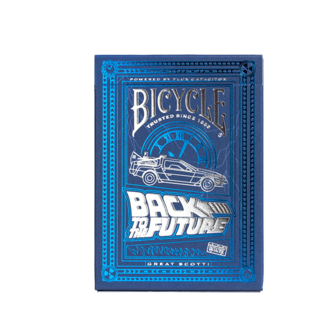 slide 1 of 1, Bicycle Back To Future Cards, 1 ct