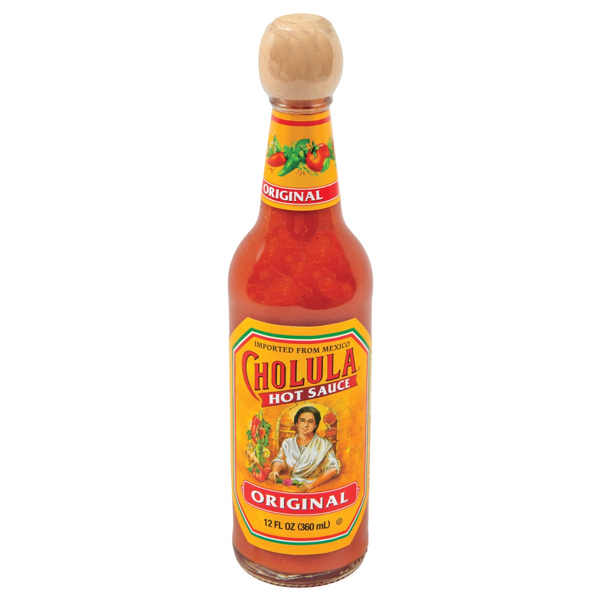 slide 1 of 5, Cholula Original Hot Sauce, 12 fl oz, 12 fl oz
