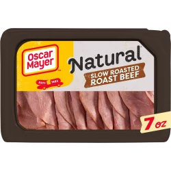 Oscar Mayer Natural Slow Roasted Roast Beef Sliced Lunch Meat Tray