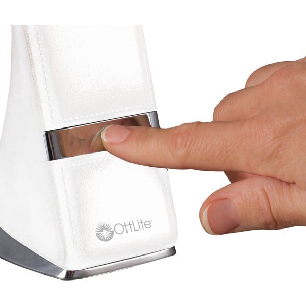 slide 6 of 10, OttLite Recharge Led Desk Lamp, 18-3/4"H, White, 1 ct