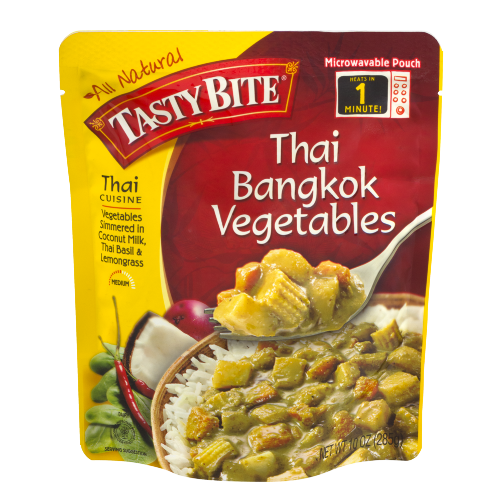 slide 1 of 1, Tasty Bite Medium Thai Bangkok Vegetables, 10 oz