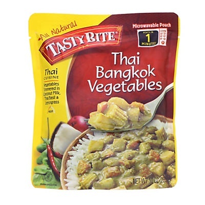 slide 1 of 1, Tasty Bite Medium Thai Bangkok Vegetables, 10 oz