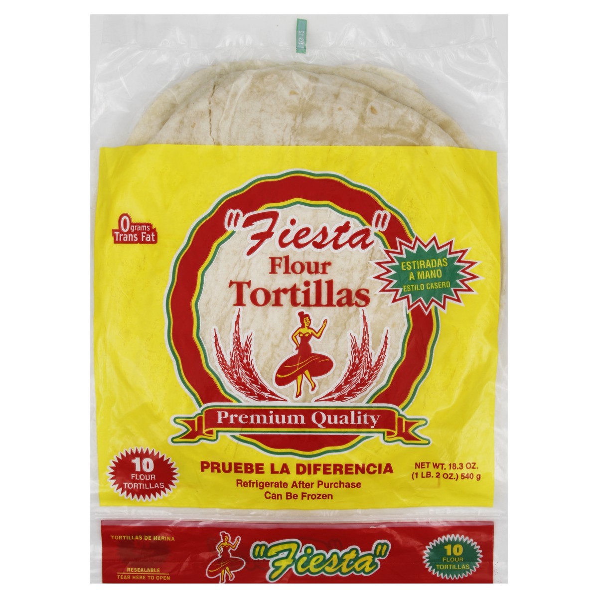 slide 5 of 6, Fiesta Tortillas 10 ea, 18 oz